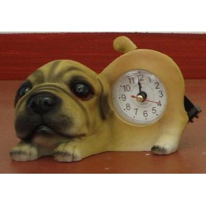 Gift Animal Dog  with Clock 24/ctn 6"x4.5" 